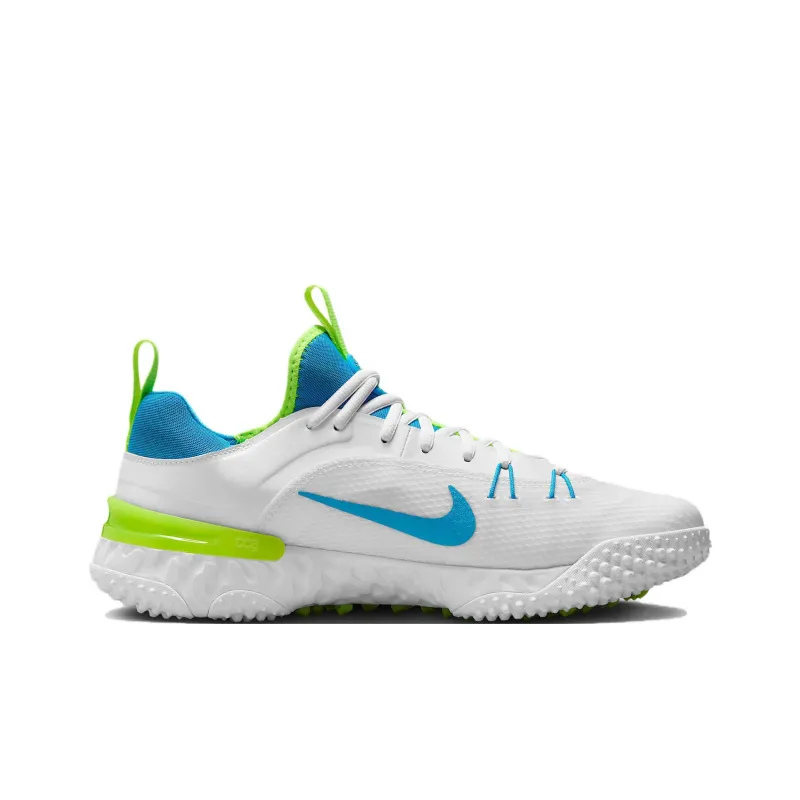 Nike Huarache 9 Elite Tf Lax Se White Volt Vivid Blue-1