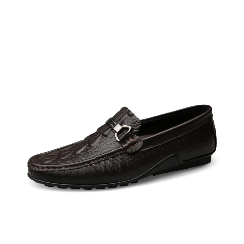 CKVUSAMG Gommino Loafers Unisex Black/Brown-1
