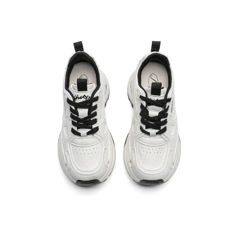 ABIDJAN Lightweight Height Increasing Low-Top Chunky Sneakers Women's-9