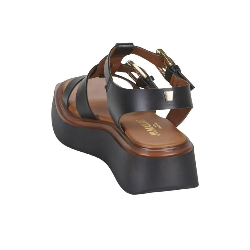 JB MARTIN Datte Roman Sandals 4cm Women's Black-4