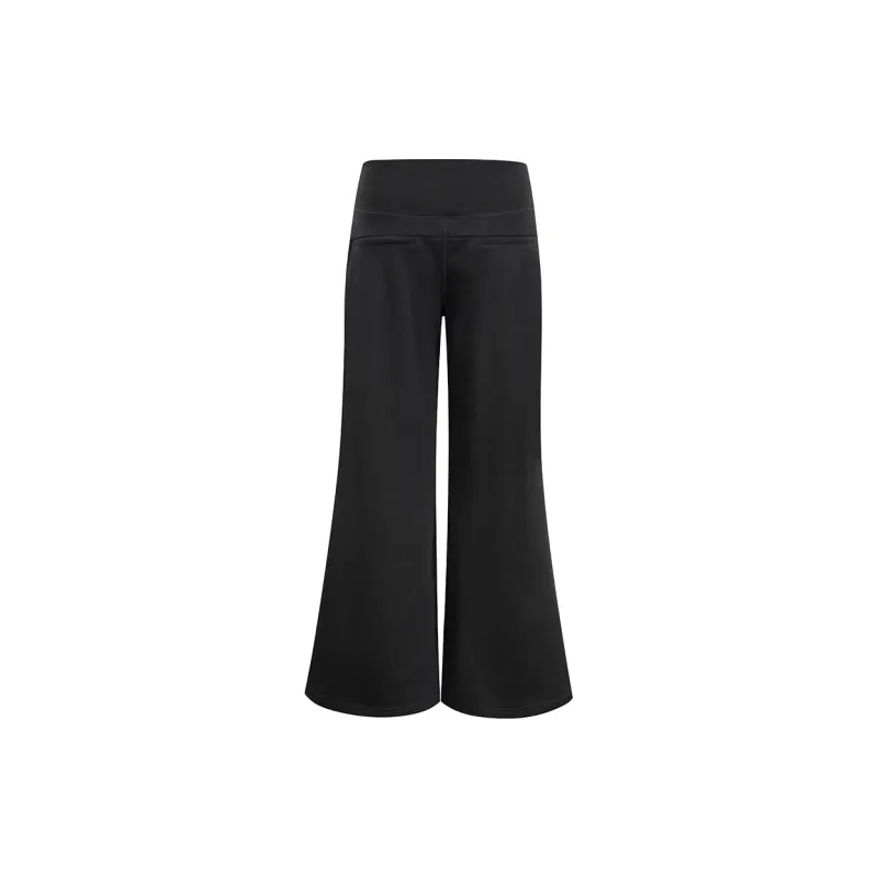 Ariseism Wide Waistband Wide Leg Flared Casual Pants For Women's Spring Long Pants Women's-5