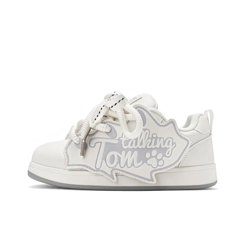 TALKING TOM Low-Top Skateboard Shoes Unisex Pearl Rice-3