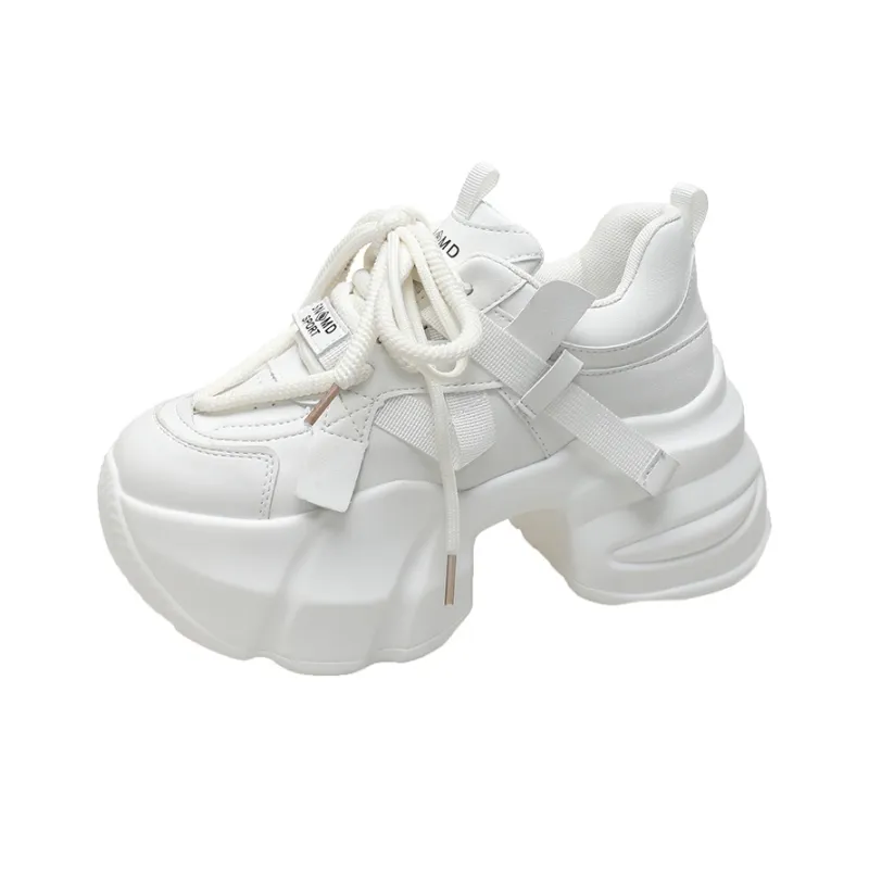 Handsome Running Sheep Slip-Resistant Low-Top Chunky Sneakers Women's-0