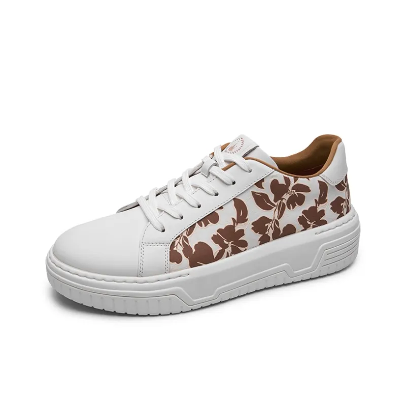 CROWN Slip Resistant Cushioning Height Increasing Low Top Skateboard Shoes Men's-1