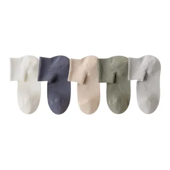Cotton Gene Ankle Socks Men's 5 Pack