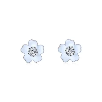 CENTURY&KINDLE S925 Silver Stud Earrings Women's