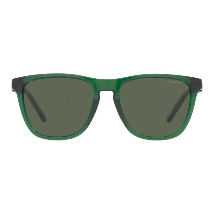 Arnette Plastic Irregular Shape Sunglasses Unisex Green-1
