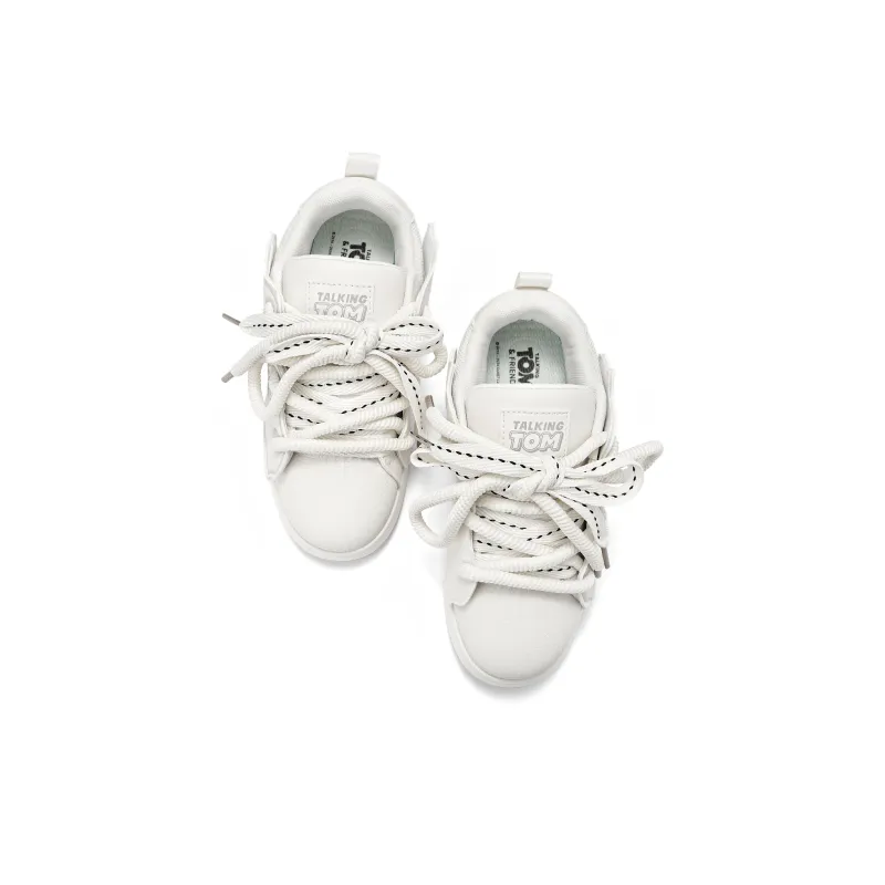 TALKING TOM Low-Top Skateboard Shoes Unisex Pearl Rice-5