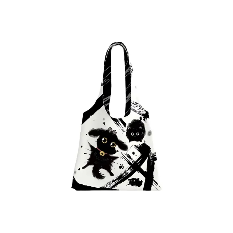 AOSONG Suede Tech Fabric Shoulder Bag Women's Ink Liquid Puppy Monk-0