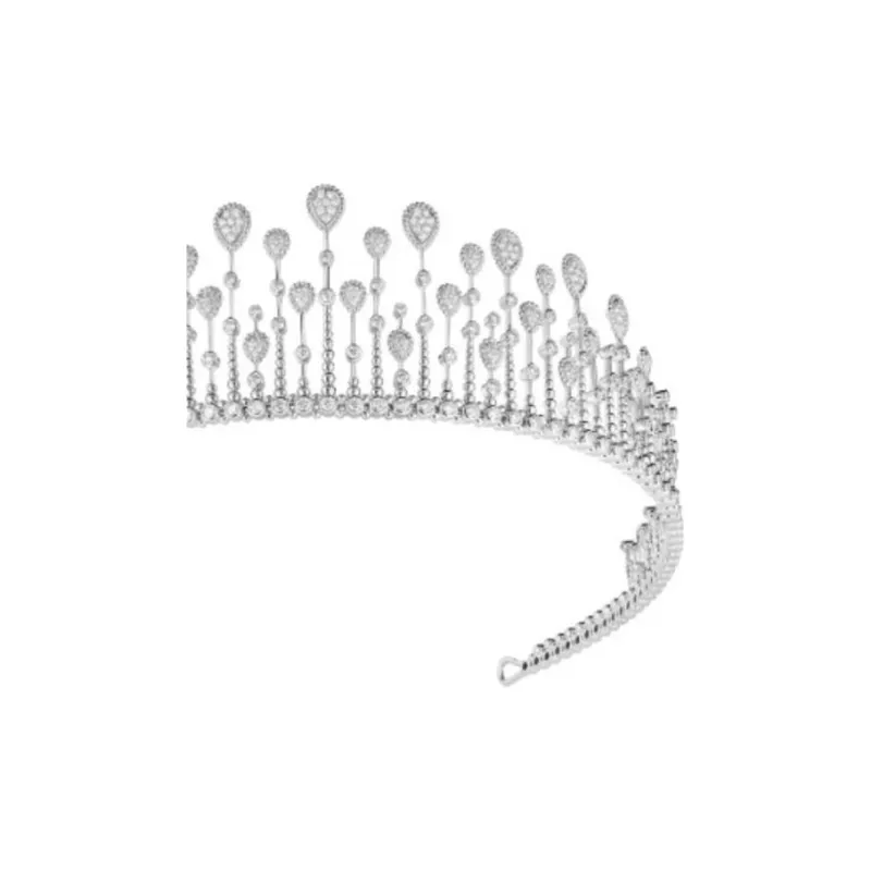 Boucheron 18K White Gold Headbands Women's Silver-2