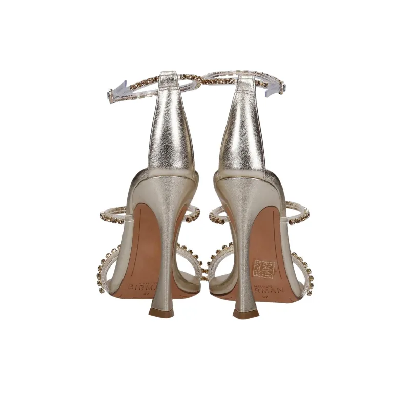 Alexandre Birman Dolores Strap Sandals 10.5cm Women's Gold-4