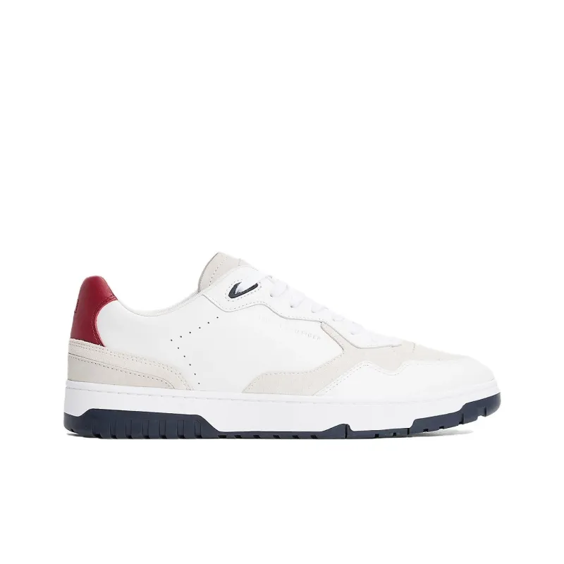 Tommy Hilfiger Low Top Basketball Shoes Men's White-1