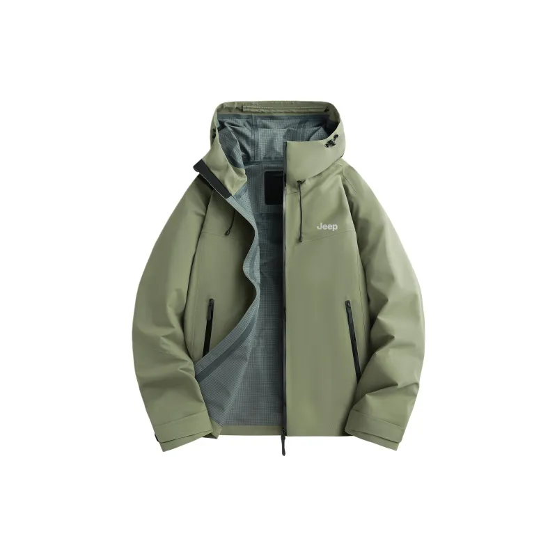 Jeep Waterproof, Windproof, And Abrasion Resistant Windbreaker Jacket Unisex-1