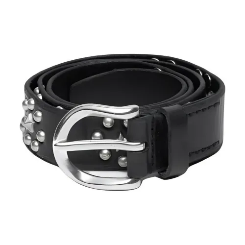 OUR LEGACY Leather Leather Belts Unisex Black Width: 3cm