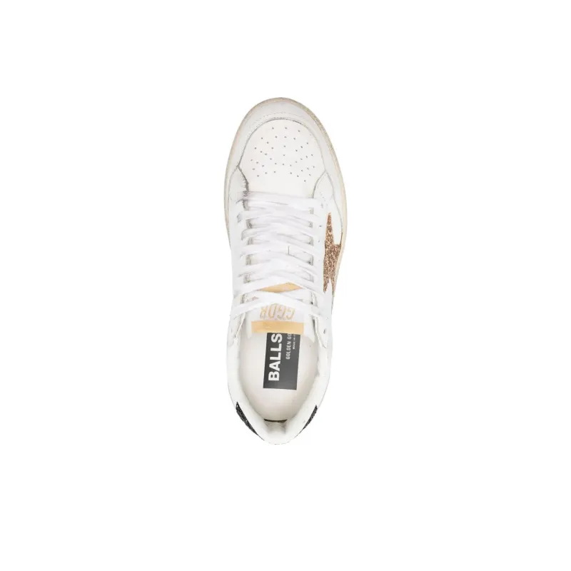 Golden Goose Ball Star 2 Low Top Skateboard Shoes Women's White-3