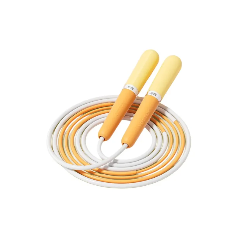 YOTTOY Aerobic Fat Reduction Non Countable Jump Ropes Students Handle Material PP, Rope Material TPE PVC 2.8m-7