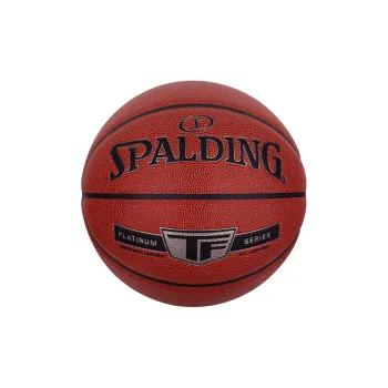 SPALDING TF Collection Platinum Classic Microfiber Leather PU Basketball Brown Size 7 Training Match Unisex