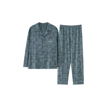 Pretty Lady Pajama Set Men's Peacock Green