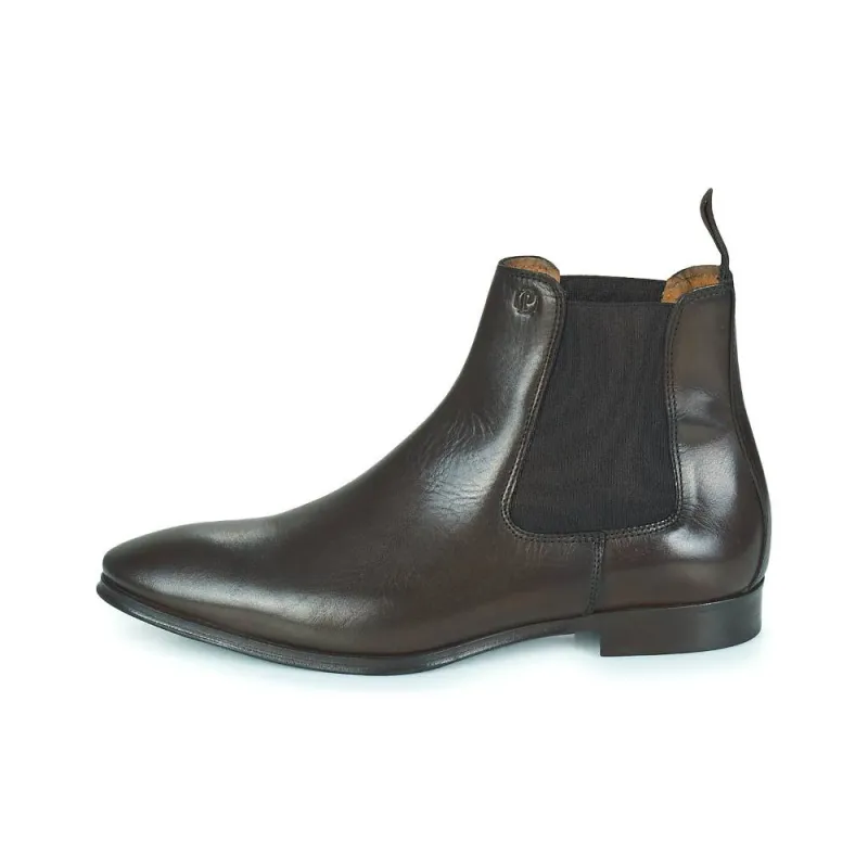 PELLET ARSENE Short Chelsea Boots 2cm Men's Dark Brown-0