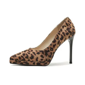 Than Than Me High Heels Women's Leopard Print