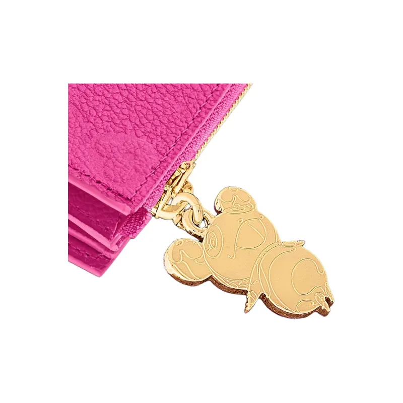 LOUIS VUITTON X Takashi Murakami Lisa Wallet Kawaii Pink-4