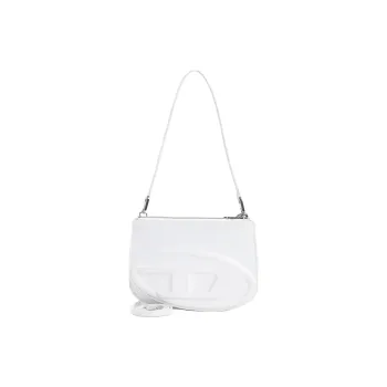 DIESEL 1Dr Twin Logo Embossed Shoulder Bag
