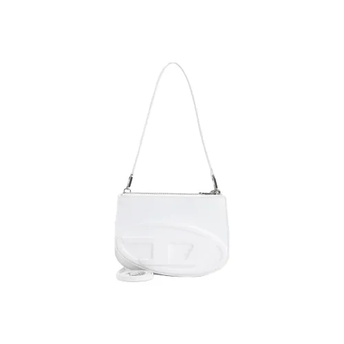 DIESEL 1Dr Twin Logo Embossed Shoulder Bag