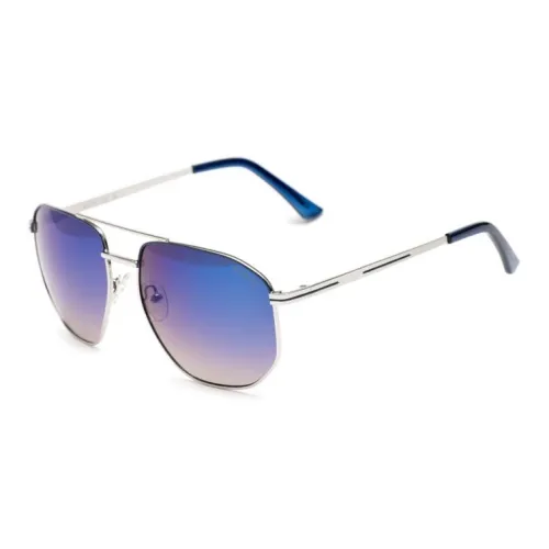 guess HWSG83 Metal Aviator Sunglasses Men's Silver