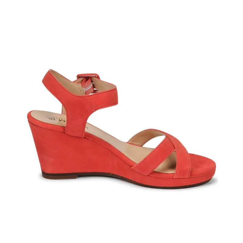 JB MARTIN Querida Strap Sandals 5cm Women's Orange Red-1