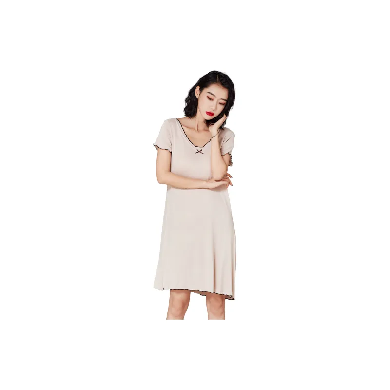 Cotton Shopping Nightgown Women's-7