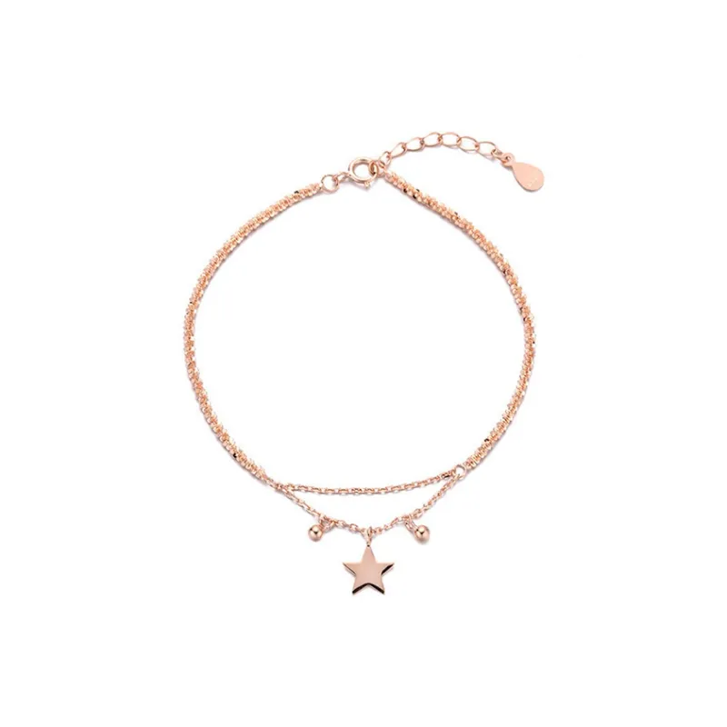 Heart Grass S925 Silver Bracelets Women's-0