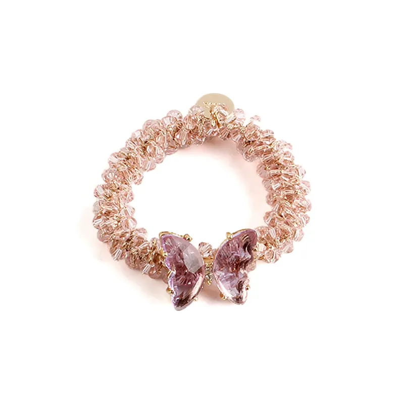 QIHUAMANYU Acrylic, Crystal Hair Tie Women's-16