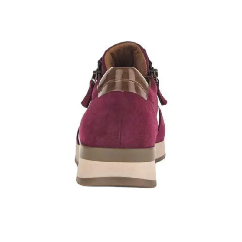 Gabor Fashion Low Top Casual Shoes Women's Purple-4
