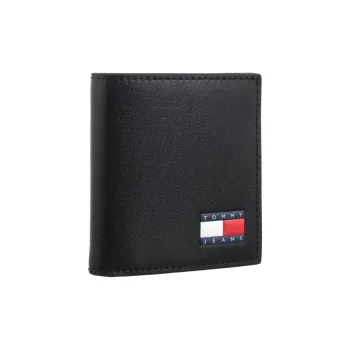 Tommy Hilfiger Heritage Leather Wallet Men's Black