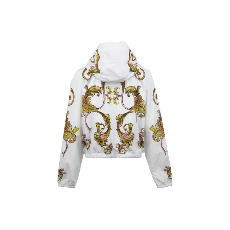 VERSACE JEANS COUTURE SS25 Jackets Coats Women's White-1