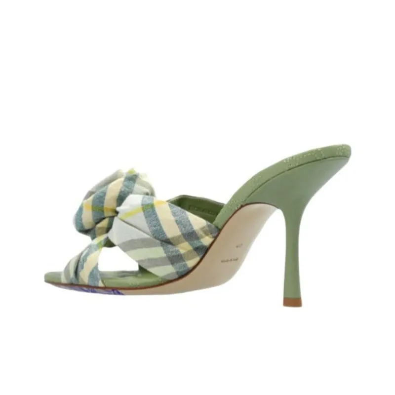Burberry Slide Slippers Women's Green-3