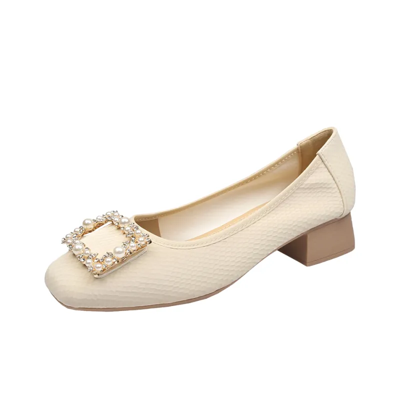 Pounise Chunky Heel High Heels Women's-5