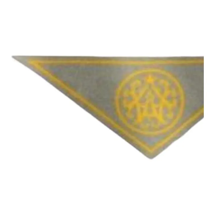 HERMES Cashmere Silk Twill Knit Scarves Women's Yellow-2