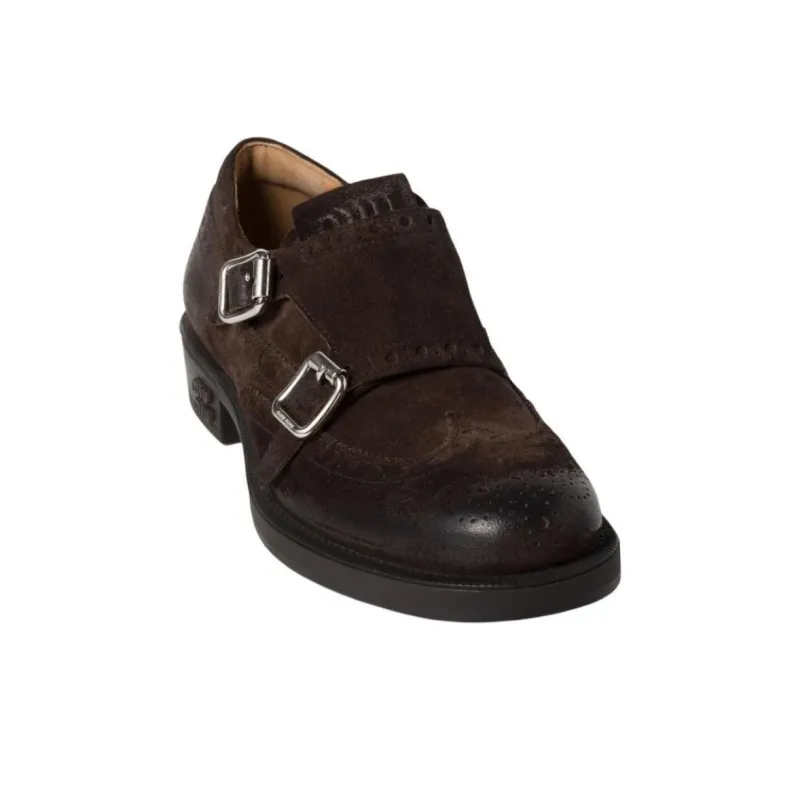 CHURCH'S x MIU MIU Dress Shoes Unisex Dark Brown-2
