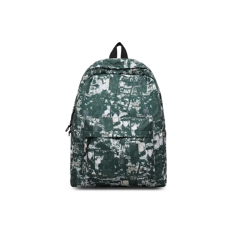 ResNonverba Nylon Backpack Regular Unisex White/Green/Blue-4