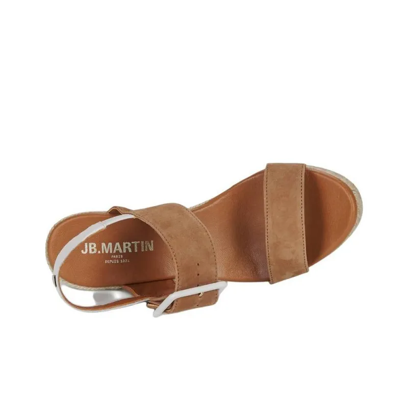 JB MARTIN 1irina Strap Sandals 9cm Women's Brown-5