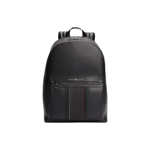 Tommy Hilfiger Polyurethane Backpack Men's Black