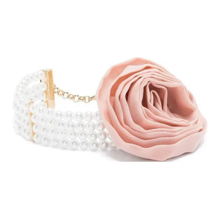 Blumarine Floral appliqué Chocker-0