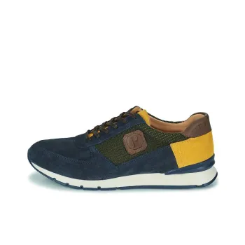 PELLET MALO Slip Resistant Low Top Casual Shoes Men's Blue Green Yellow