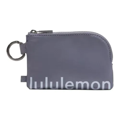 Lululemon Nylon Coin Purse Unisex Gray