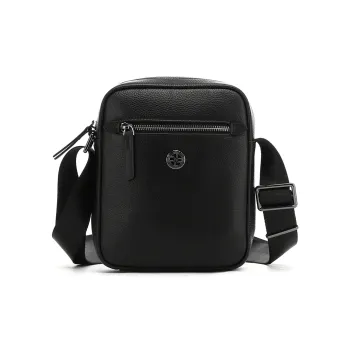RED DRAGONFLY Cow Leather Crossbody Bag Regular Men's Black