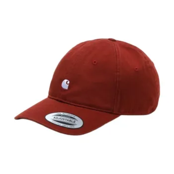 Carhartt WIP Cotton Baseball Caps Unisex Red Brown