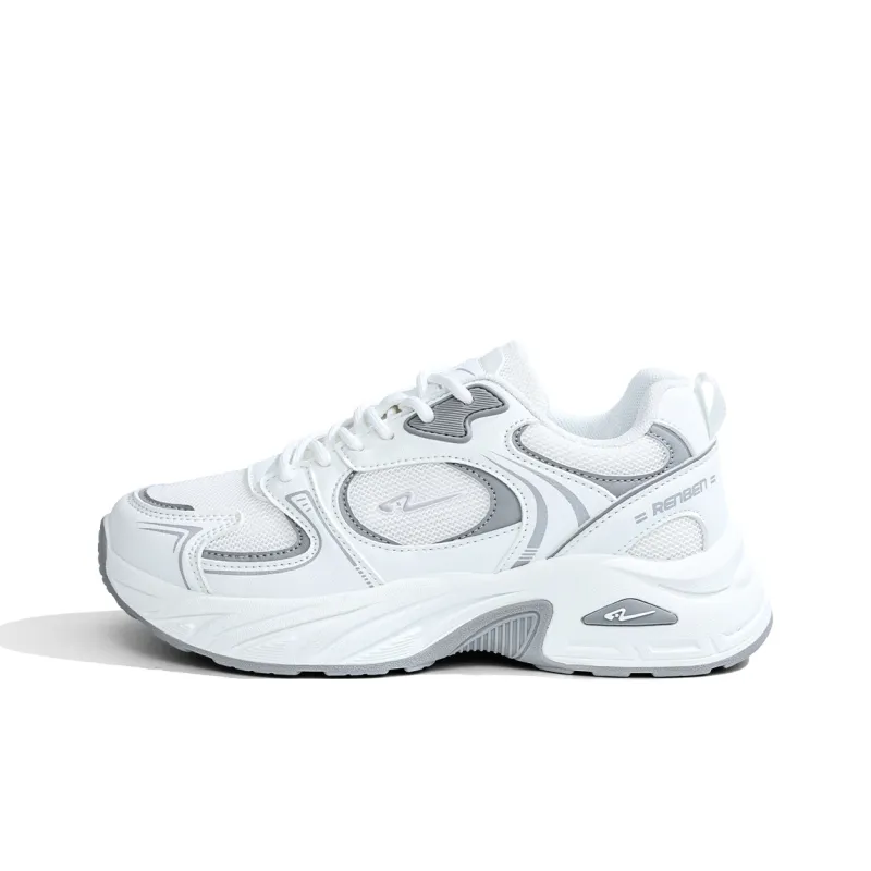 RENBEN Cushioning Height Increasing Wear-Resistant Low-Top Chunky Sneakers Women's-5
