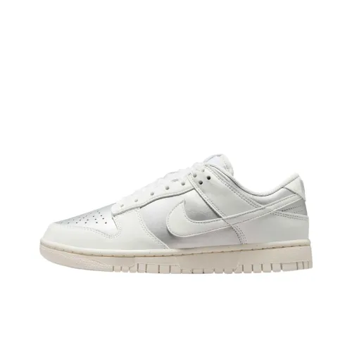Nike Dunk Low Next Nature Sheer Lace Metallic Platinum Women's