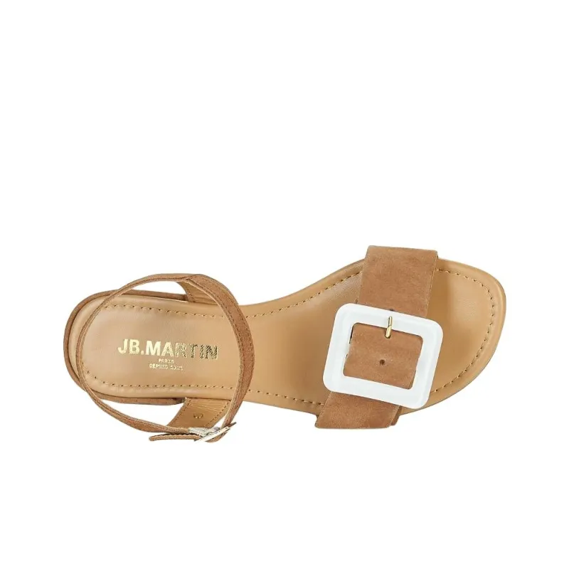 JB MARTIN Aimante Strap Sandals Women's Brown-5